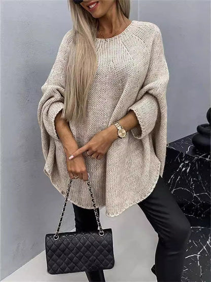 Mathilde | Pull Oversize en Maille pour un Hiver Chic et Élégance Décontractée lunnav