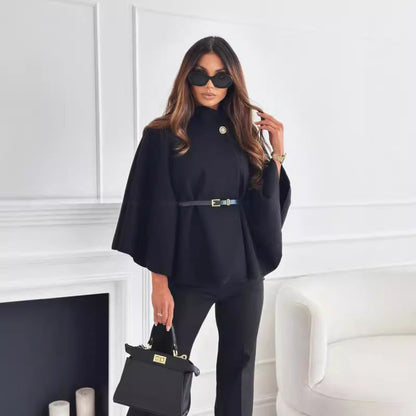 Élise Poncho – Élégance et Confort Intemporel Lunnav