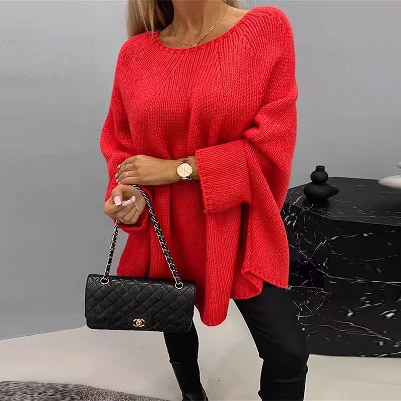 Mathilde | Pull Oversize en Maille pour un Hiver Chic et Élégance Décontractée lunnav