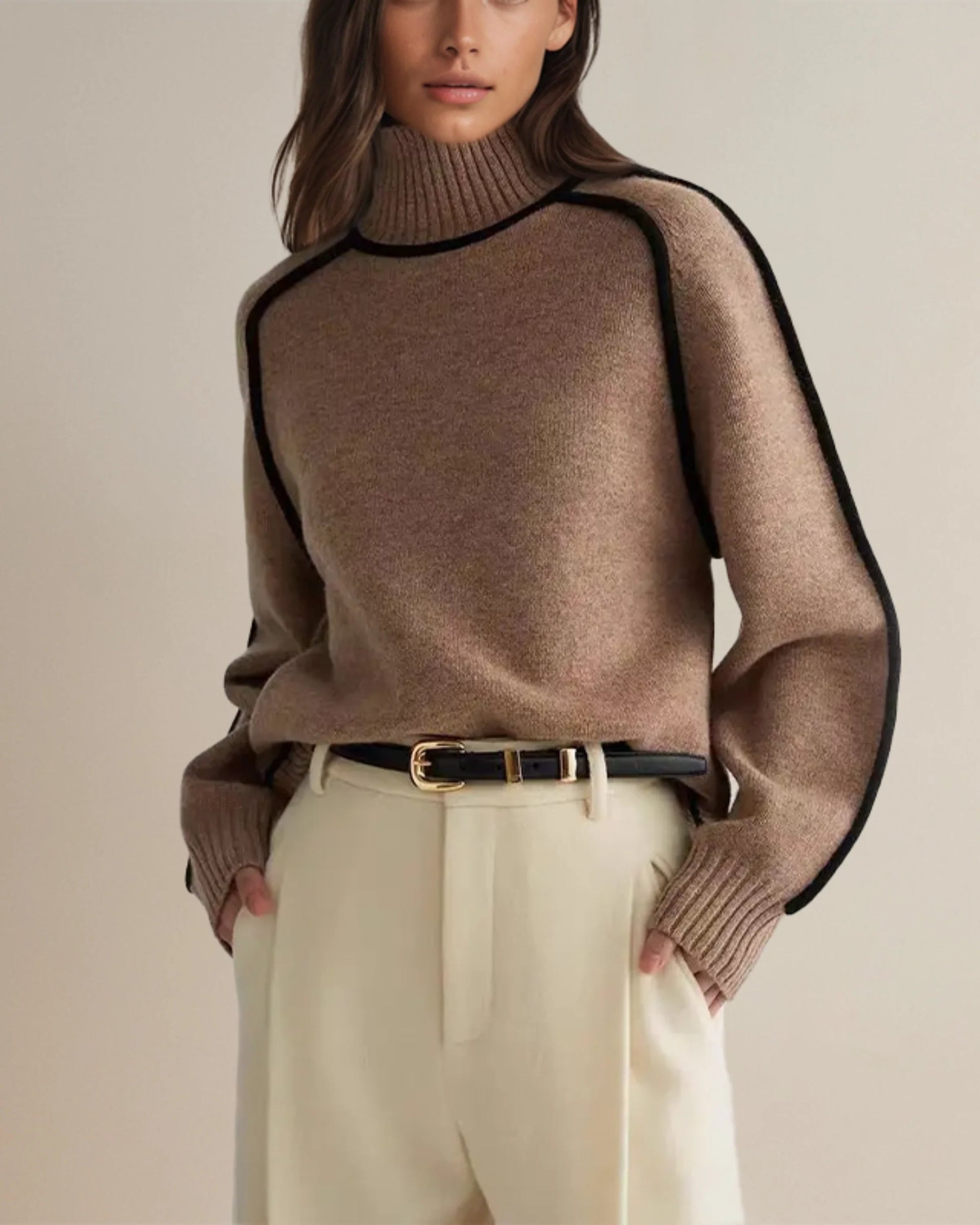 Pull Floriane™ élégant en maille douce, idéal pour femme.