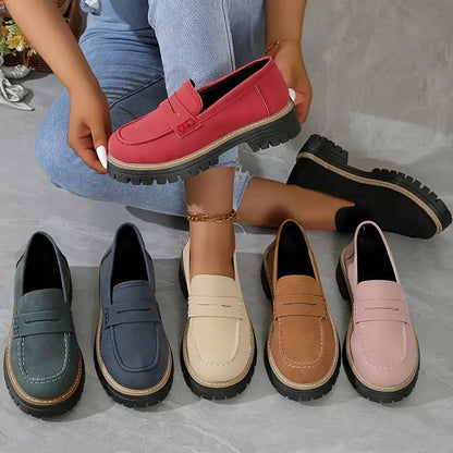 Clara™ | Mocassins Classiques Femme - Élégance et Confort Intemporels