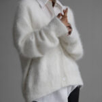 Élina | Cardigan V-Long pour une Élégance Décontractée Automne-Hiver - Image 7