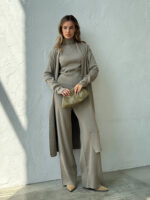 Amélie | Ensemble Tricot Femme 3 Pièces Élégance et Confort - Image 2