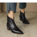 Chloé™ | Bottines de luxe à talon bas — Élégance urbaine & confort quotidien - Image 2