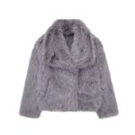 Clara | Cardigan Court en Fausse Fourrure - Image 7