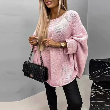 Mathilde | Pull Oversize en Maille pour un Hiver Chic et Élégance Décontractée