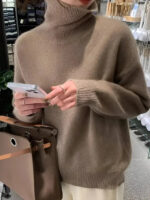 Éloïse | Pull Oversize en Cachemire pour un Luxe Décontracté - Image 9